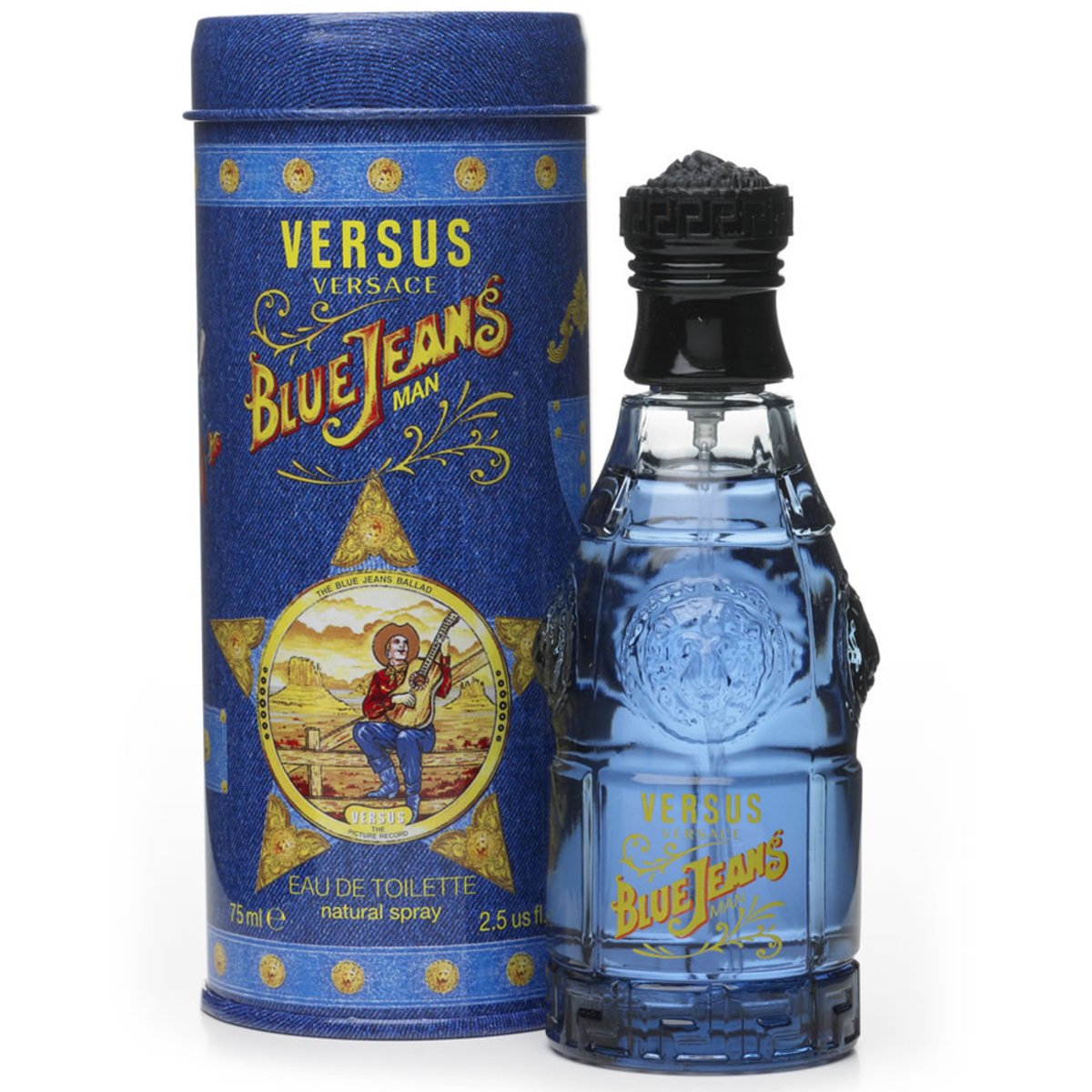 Versace Blue Jeans Man EDT Natural Spray 75 ml