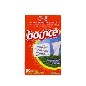 Bounce Fabric Softener Outdoor Fresh 80 Sheets