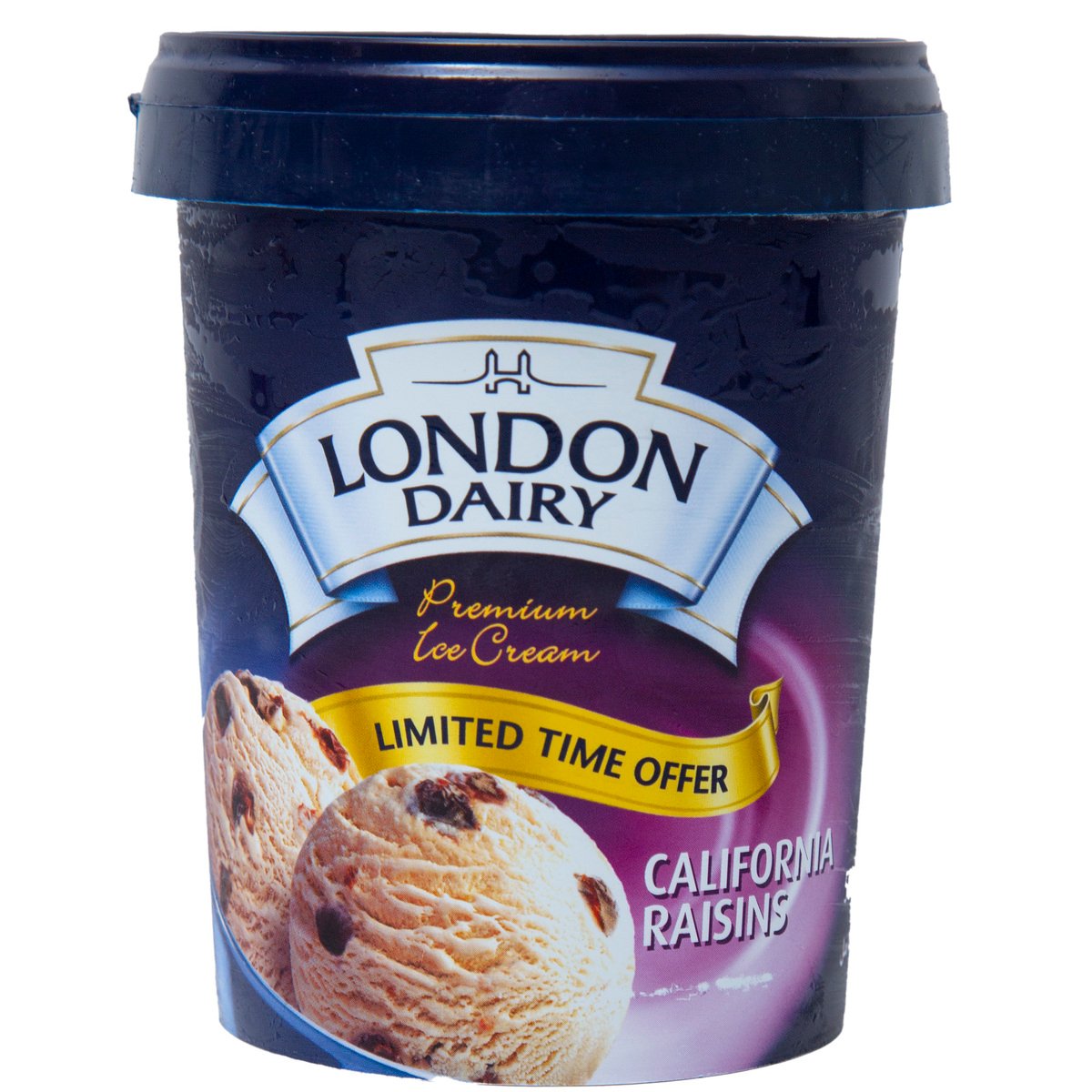 London Dairy California Raisins Premium Ice Cream 500 ml