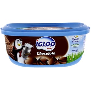 Igloo Chocolate Ice Cream 1Litre