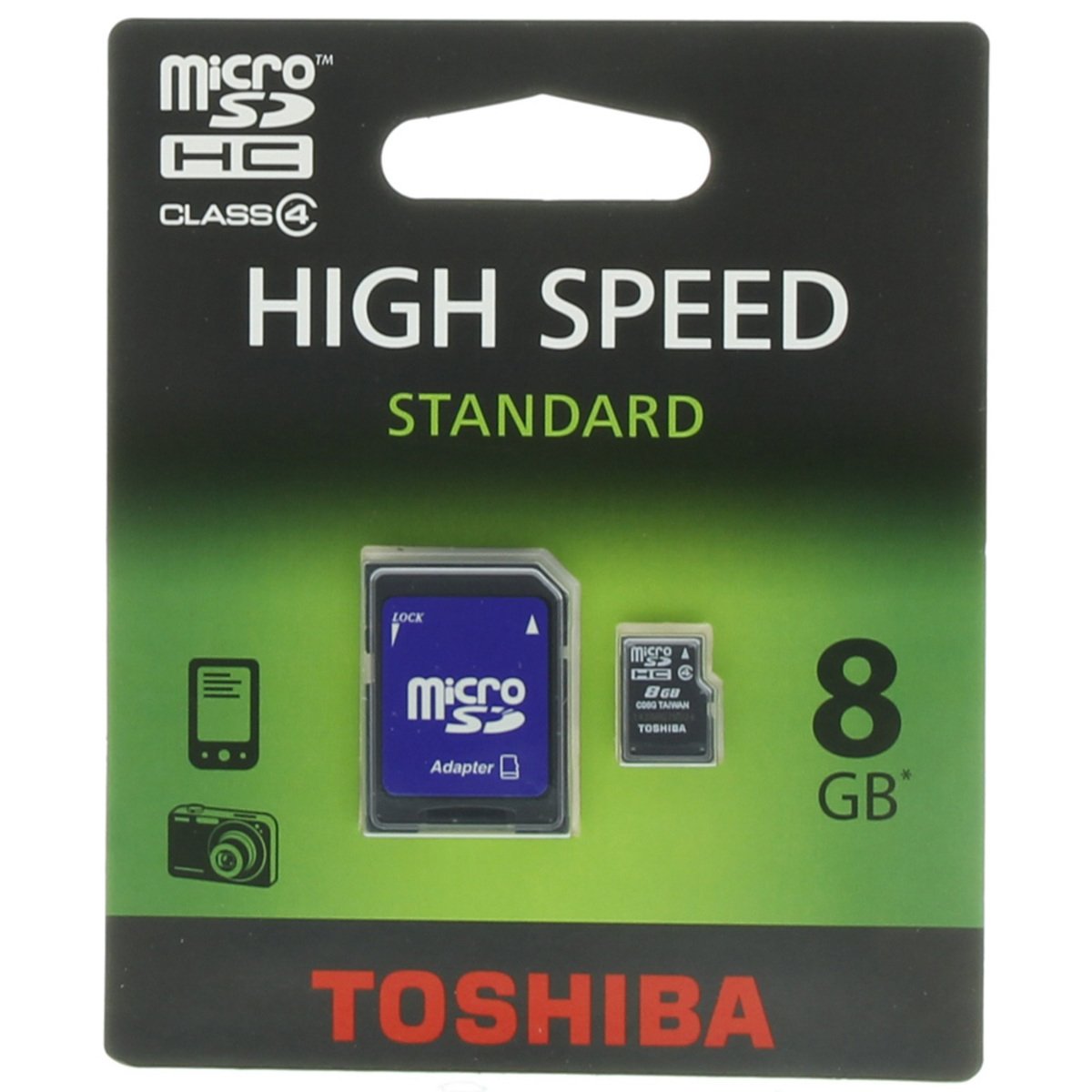 Toshiba MicroSD Card-C08GJBL5A 8GB