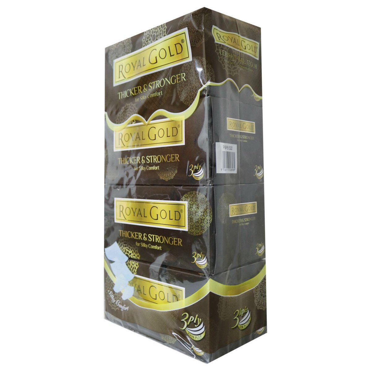 Royal Gold 3Ply Luxury Facial Tissue 4 x 120sheets