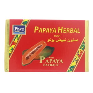 Buy Yoko Papaya Herbal Soap With Papaya Extract 135 g Online at Best Price | Bath Soaps | Lulu UAE in UAE