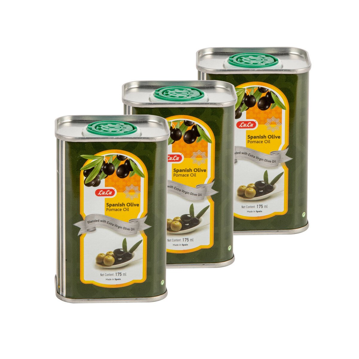 LuLu Spanish Pomace Olive Oil 3 x 175 ml