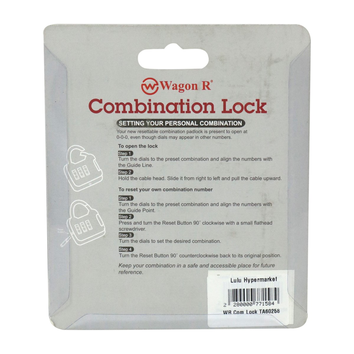 Wagon-R Compact Lock TA60258