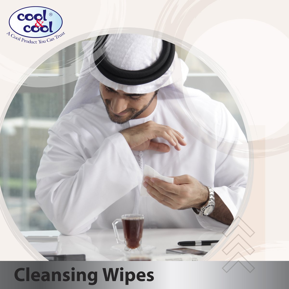 Cool & Cool Kandora Cleansing Wipes 12 pcs
