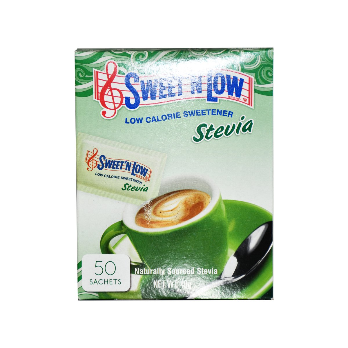 Sweet N Low Stevia Low Calorie Natural Sweetener 50pcs