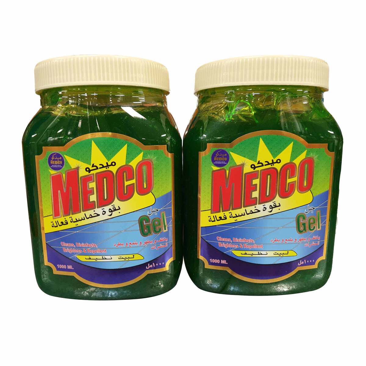 Medco Disinfectant Gel Value Pack 2 x 1Litre