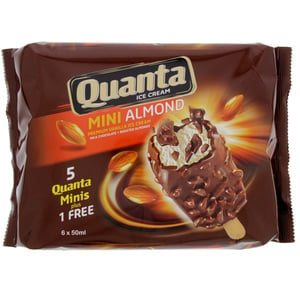 Quanta Mini Almond Ice Cream Stick 6 x 50ml