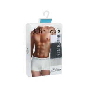 John Louis Men's Undershorts 1x3 Pack 3X-Large Assorted Colors