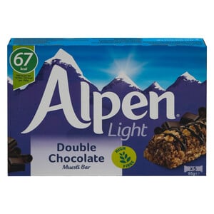 Alpen Light Bar Double Chocolate 5 x 19g