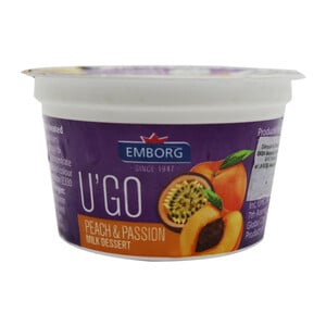 Emborg U'GO Yogurt Peach 100g