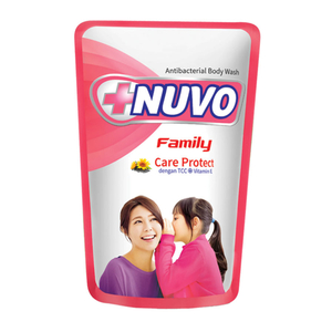 Nuvo Body Wash Family Care Protect Refill 400ml