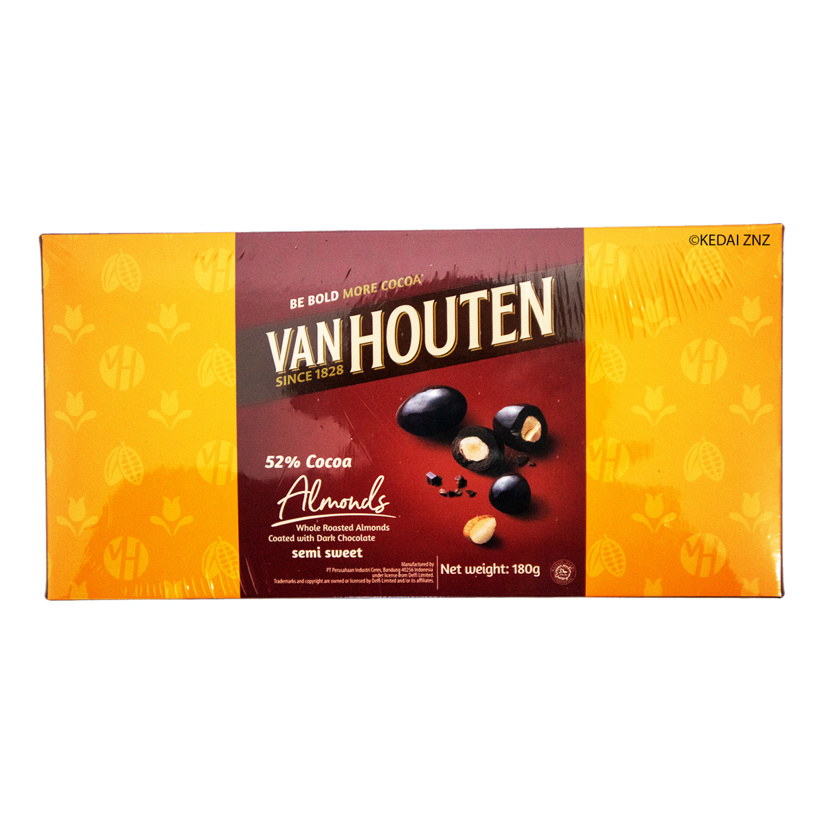 Van Houten 52% Cocoa Almonds 150g