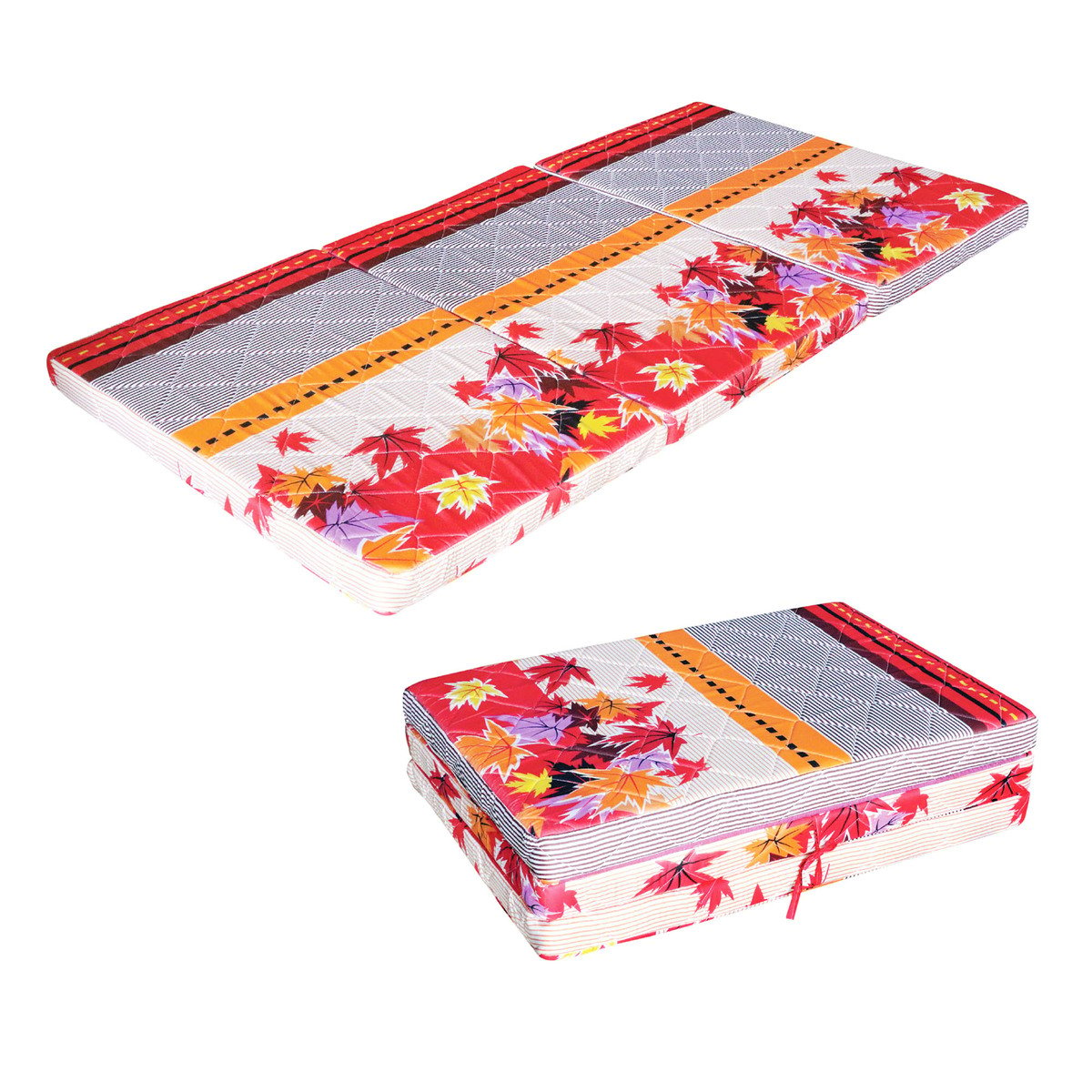 Ortho Pedic Folding Mattress 90x180x7cm Assorted Colors & Designs