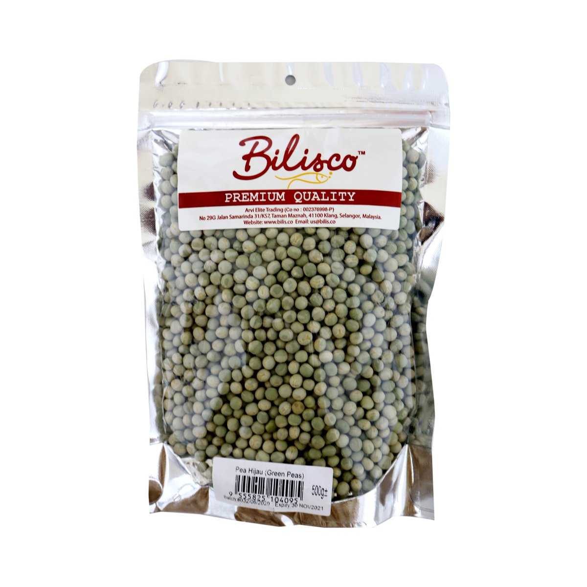 Bilisco Green Peas 500g