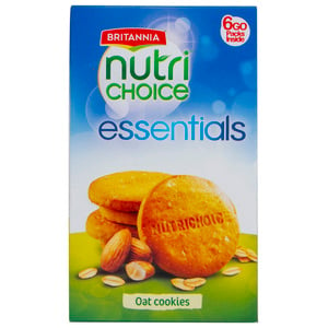 Britannia Nutri Choice Essentials Oats Cookies 150g