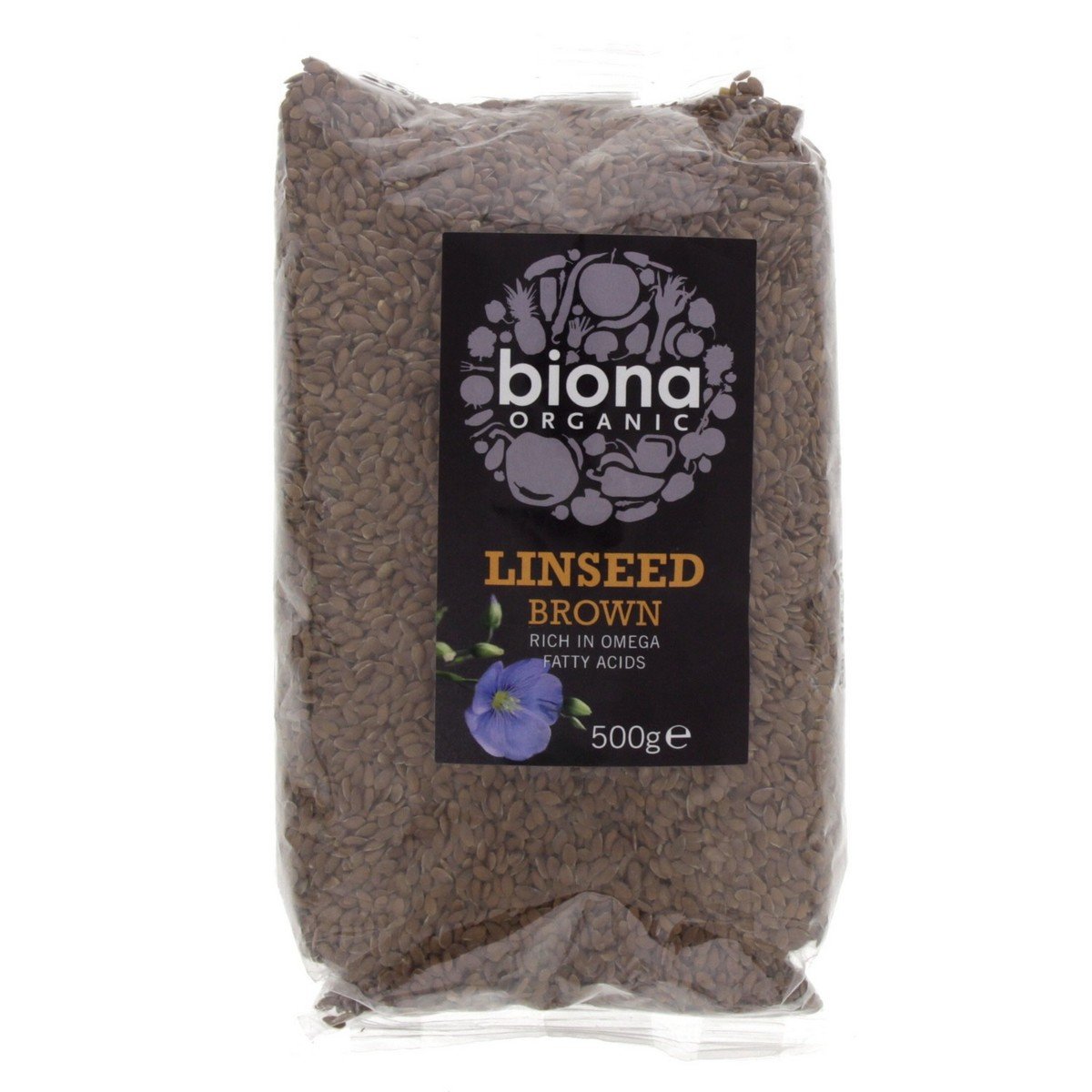 Biona Organic Linseed Brown Rich In Omega Fatty Acids 500g