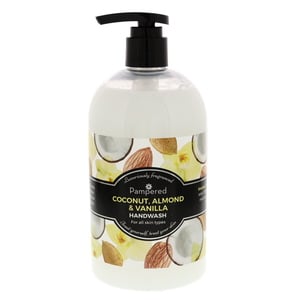 Pampered Cocunut, Almond & Vanilla Fragranced Hand Wash 500ml