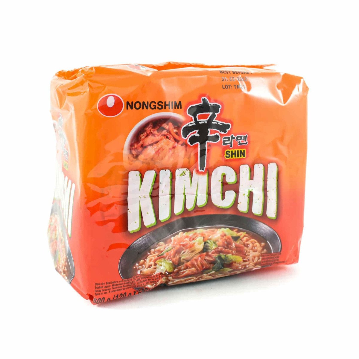 Nongshim Kimchi Ramyun Noodle Soup 5 x 120 g