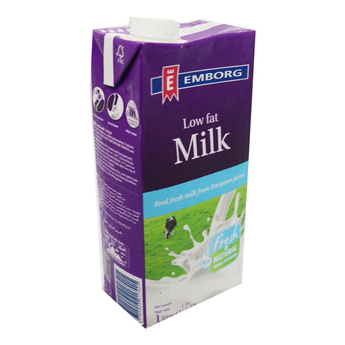 Emborg UHT Milk Low Fat 1Litre