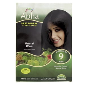Godrej Abha Henna Colour Natural Black 60 g