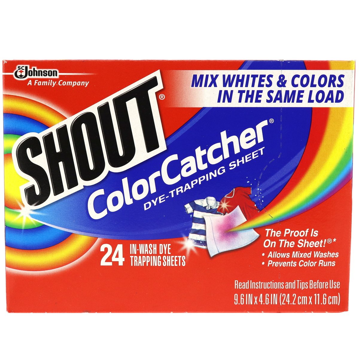 Shout Color Catcher Day Trapping 24 Sheets