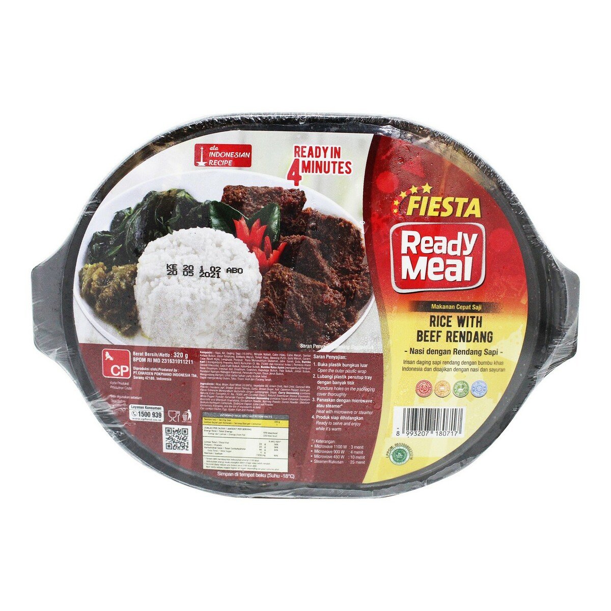 Fiesta Raedy Meal Beef Rendang With Rice 320g