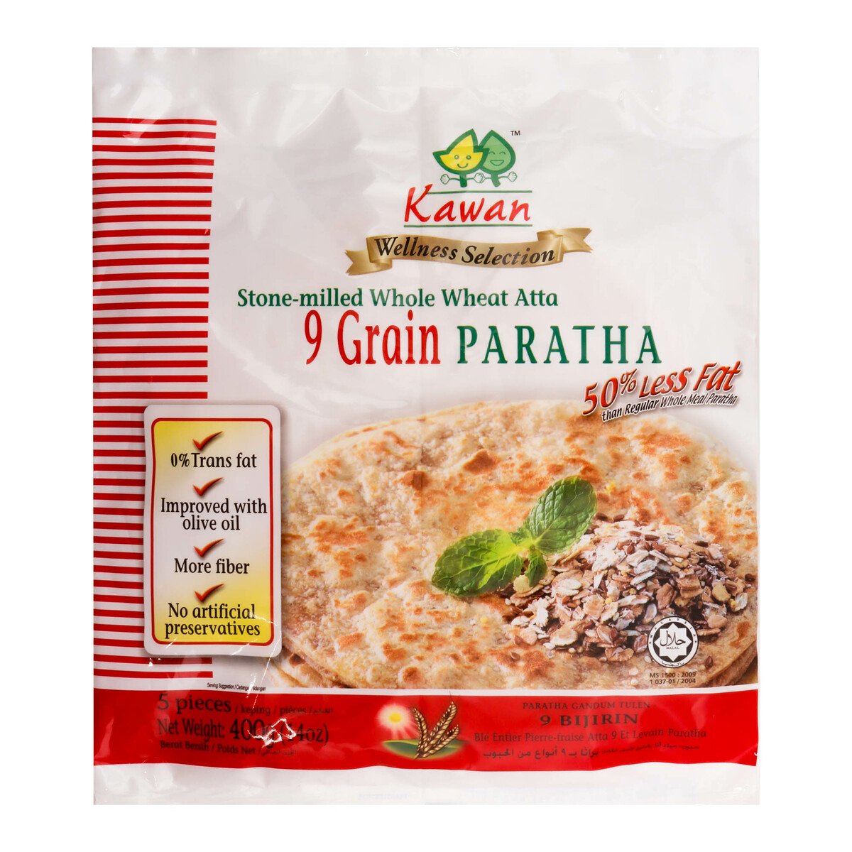 Kawan 9 Grain Paratha 400 g