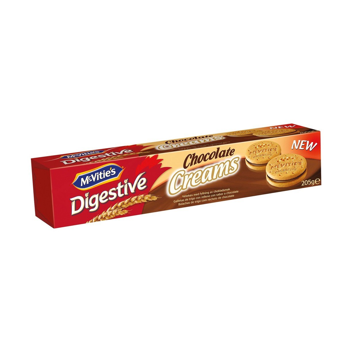 McVitie's Digestive Chocolate Cream Biscuits 205 g