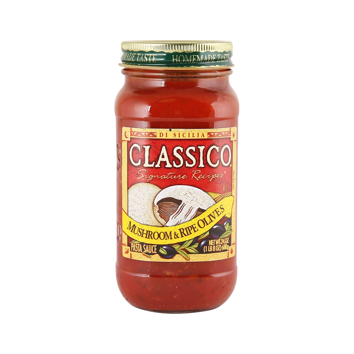 Classico Pasta Sauce Mushroom & Ripe Olive 680 g