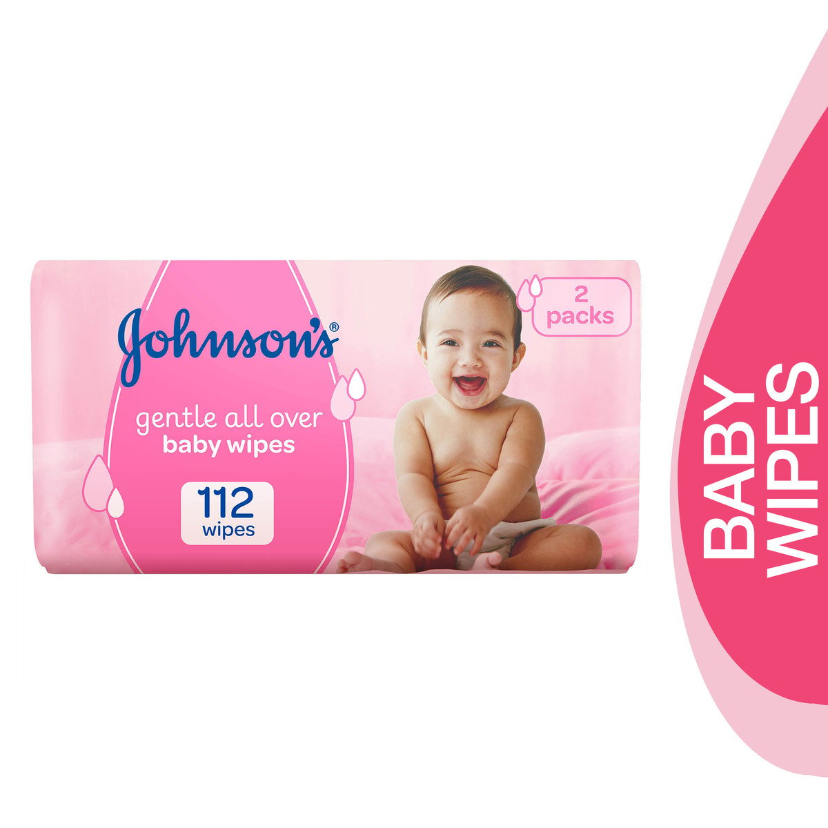 Johnson's Baby Wipes Gentle All Over 112pcs
