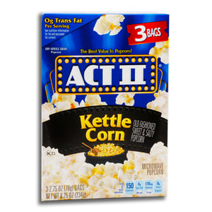 Act II Kettle Corn Popcorn 234g
