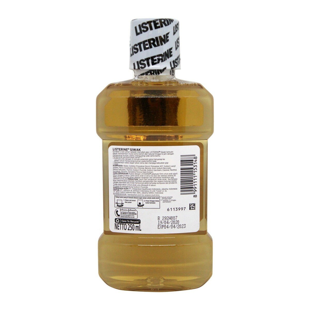 Listerine Mouth Wash Siwak 250ml
