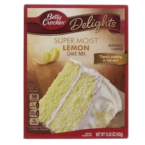 Betty Crocker Super Moist Lemon Cake Mix 432 Gm