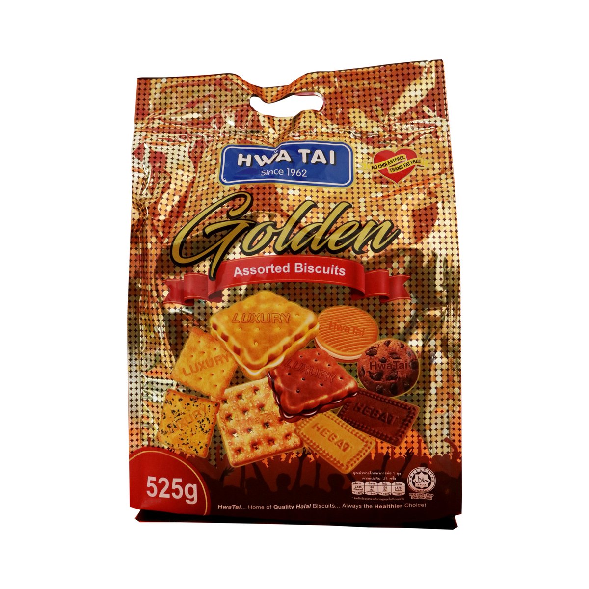 Hwa Tai Biscuit Golden Assorted 505g