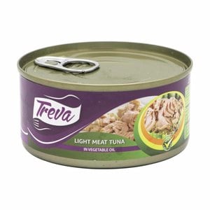 Treva Light Meat Tuna In Vegetable Oil 170g