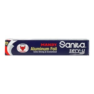 Sanita Mandy Aluminum Foil Extra Strong & Economical Size 450mm x 150m 1pc