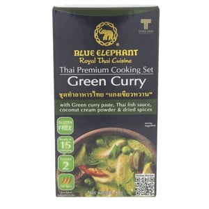 Blue Elephant Thai Cooking Set Green Curry 95g