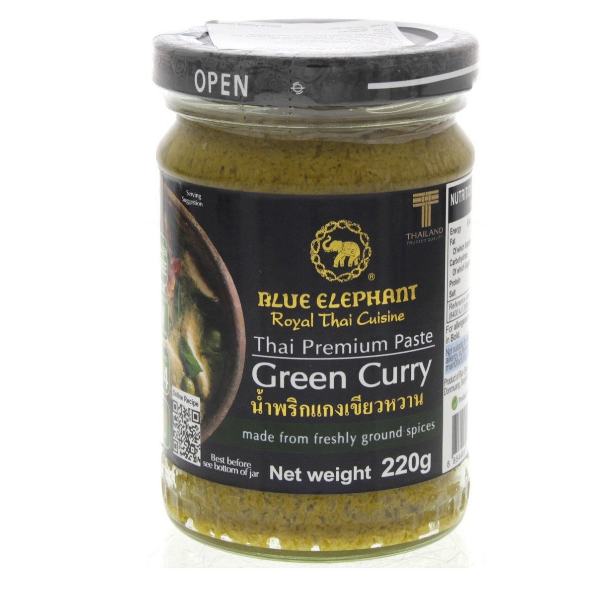 Blue Elephant Green Curry Paste 220g
