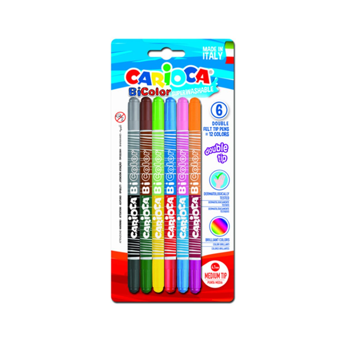 Carioca Washable Color Pen 269 12Pcs Online at Best Price | Colours ...