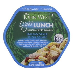 جون ويست سلطة تونه بالطريقة الإيطالية غداء خفيف 220 جم