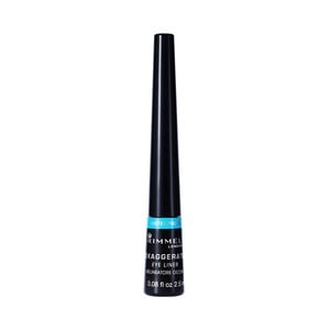 Rimmel London Exaggerate Waterproof Liquid Eyeliner Black. A Black Shade With A Glossy Finish 1pc