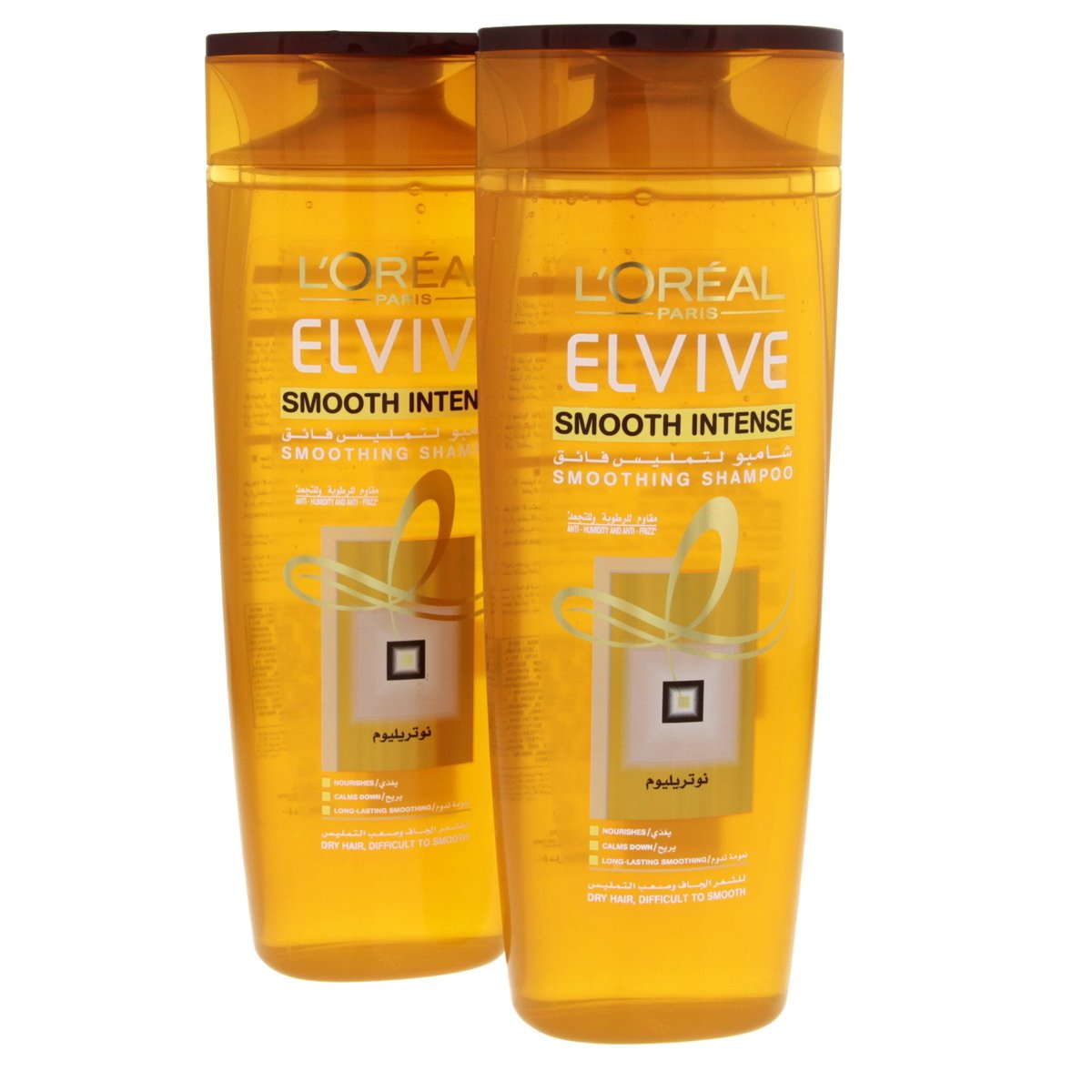 L'Oreal Elvive Smooth Intense Smoothing Shampoo 2 x 400 ml
