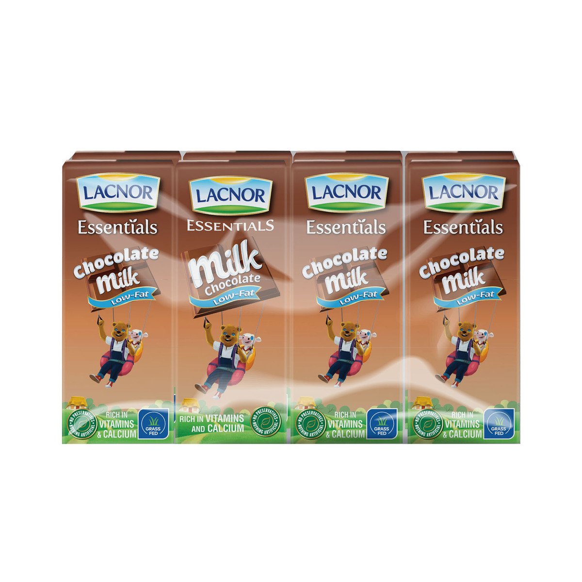 Lacnor Essentials Milk Chocolate Drink Low Fat 180 ml