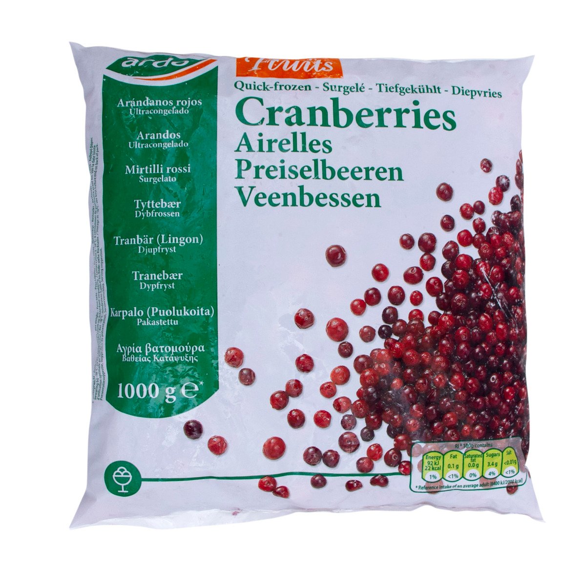 Ardo Cranberries 1 kg