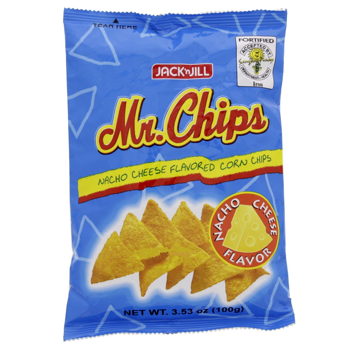 Jack N Jill Mr. Chips Cheese Flavored Corn Chips 100 g