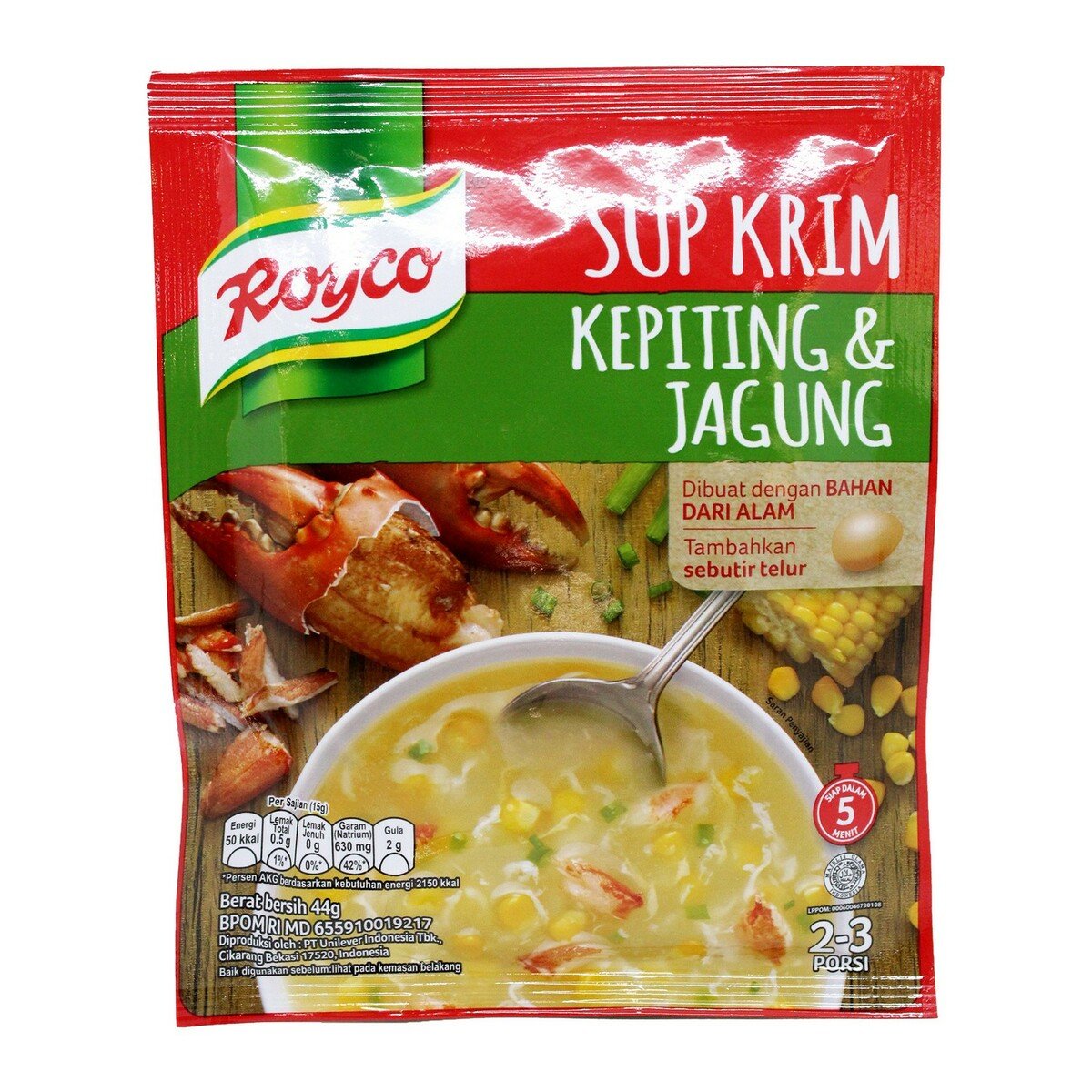Royco Sup Krim Kepiting dan Jagung 44g