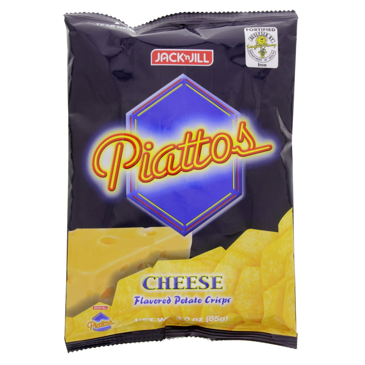 Jack N Jill Piattos Cheese Flavored Potato Crisps 85 g