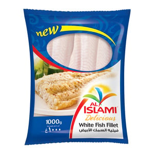 Buy Al Islami White Fish Fillet 1 kg Online at Best Price | Fish Fingers & Steak | Lulu Kuwait in UAE